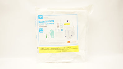 Medline UR0170814SQ Total One Layer Tray Closed System 14Fr x 10ml
